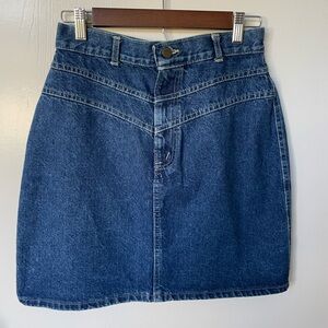 Vintage Chic Denim Mini Skirt